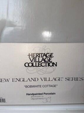 New England Village Series "Bobwhite Cottage"